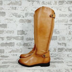 Sam Edelman Mikala Whiskey brown Leather tall Riding Boots
